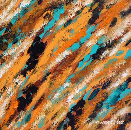 PAINTINGS_Movement-No6-cyan-orange