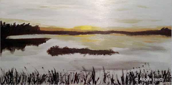 PAINTINGS_Sunset-on-the-Lake_2016