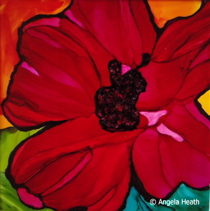 PAINTINGS_Florals Portraits Series No.&nbsp;15_2017