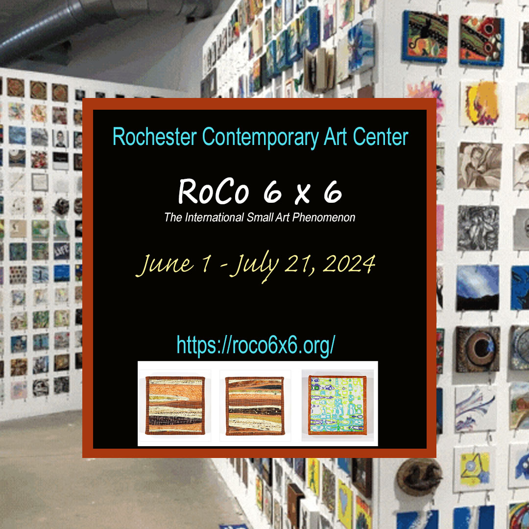[EVENT] Rochester Contemporary Art Center – RoCo 6 x 6 (online / in ...