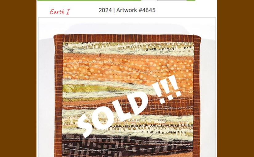 [NEWS] Earth I & Earth II mini quilts SOLD at RoCo 6×6&nbsp;2024